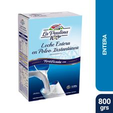 Leche la Paulina Entera en Polvo x 800gr