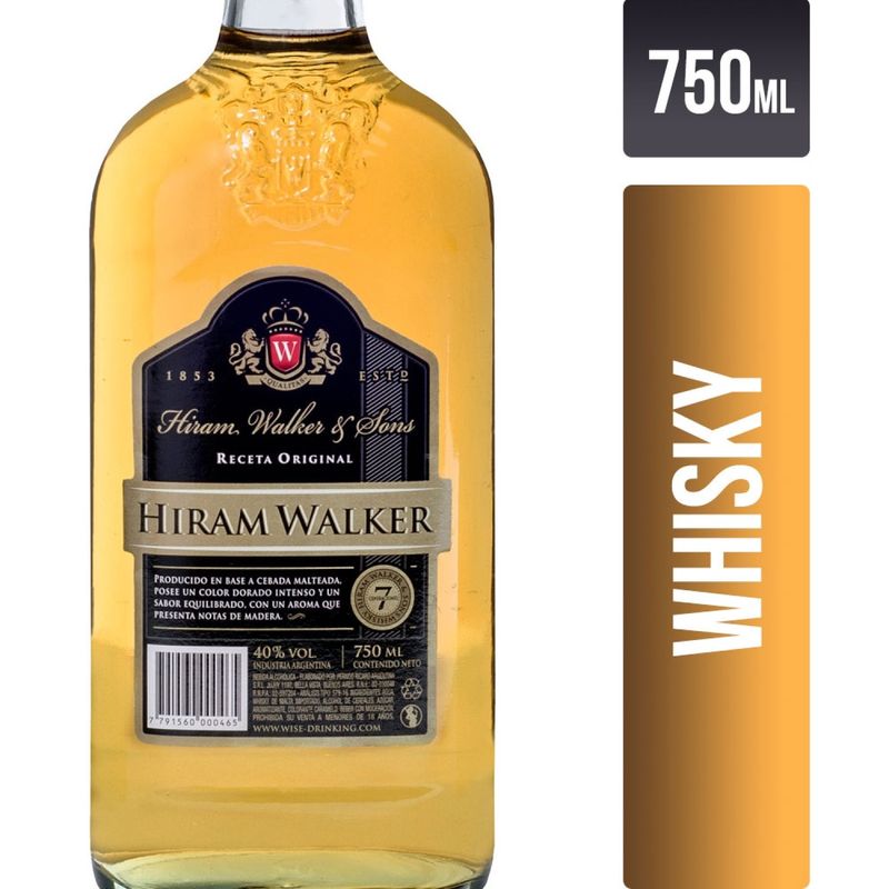 WHISKY-HIRAM-WALKER-x-750CC