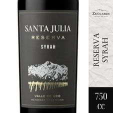 Vino Sauvignon Santa Julia Reserva Syrah X 750cc