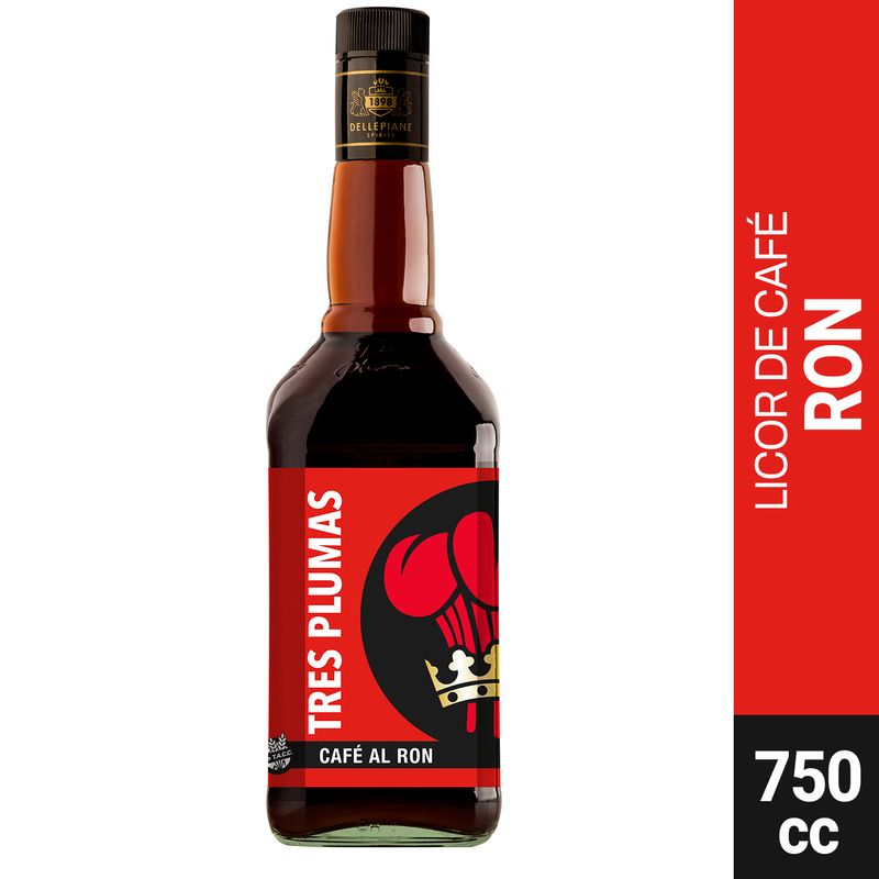 LICOR-TRES-PLUMAS-CAFE-RON-x-750CC