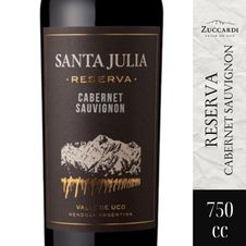 Vino Sauvignon Santa Julia Reserva Cabernet Sauvignon X 750cc