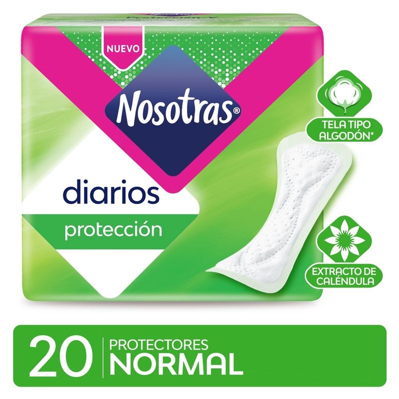 PROTECTORES-NOSOTRAS-NORMAL-CON-CALENDULA-x-20UN