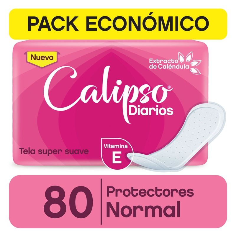 PROTECTORES-CALIPSO-NORMAL-CON-CALENDULA-x-80UN