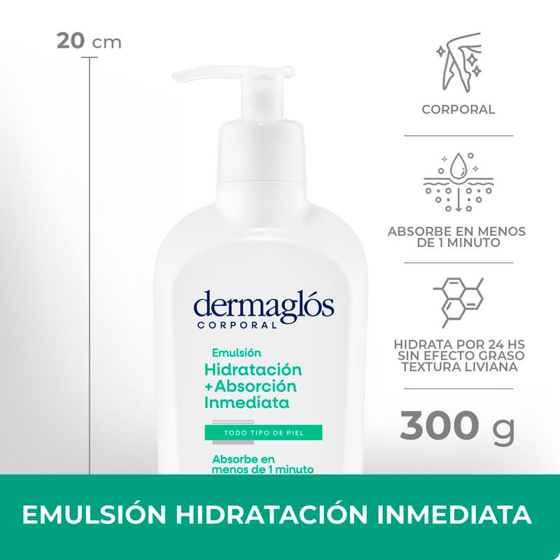 CREMA-DERMAGLOS-HIDRATACION-ABSORCION-INMEDIATA-x-300CC