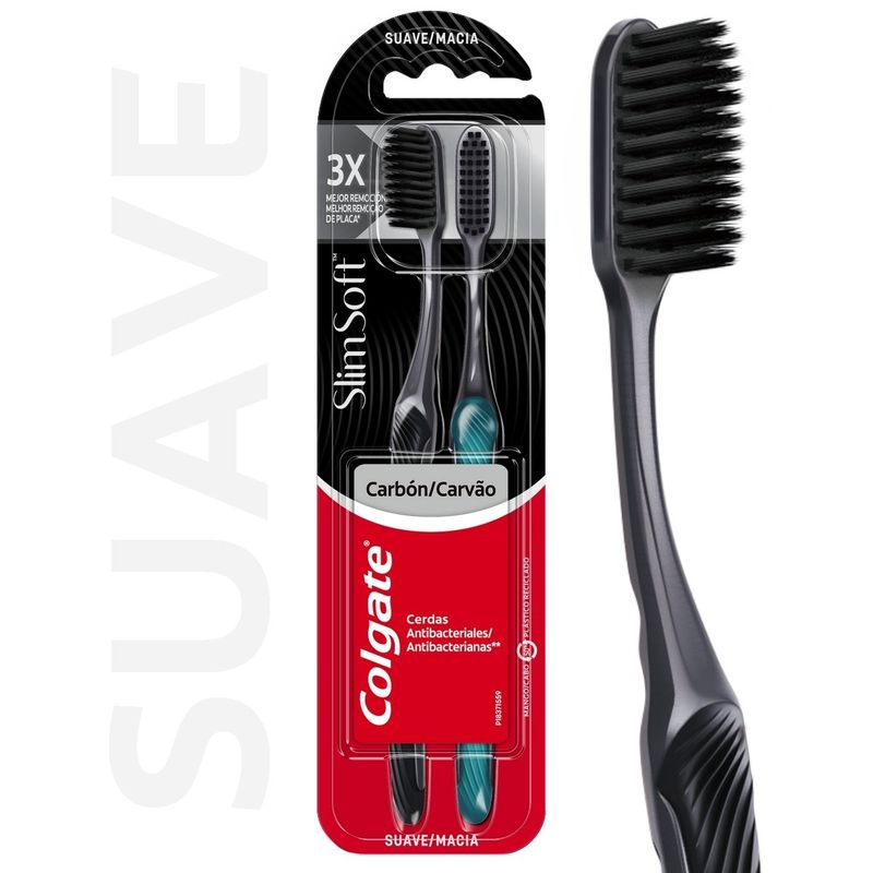 CEPILLOS-COLGATE-SLIM-SOFT-BLACK-x-2UN