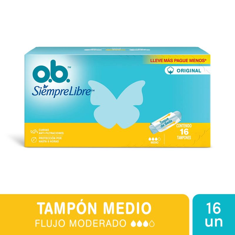 TAMPONES-O-B-ORIGINAL-MEDIO-x-16UN