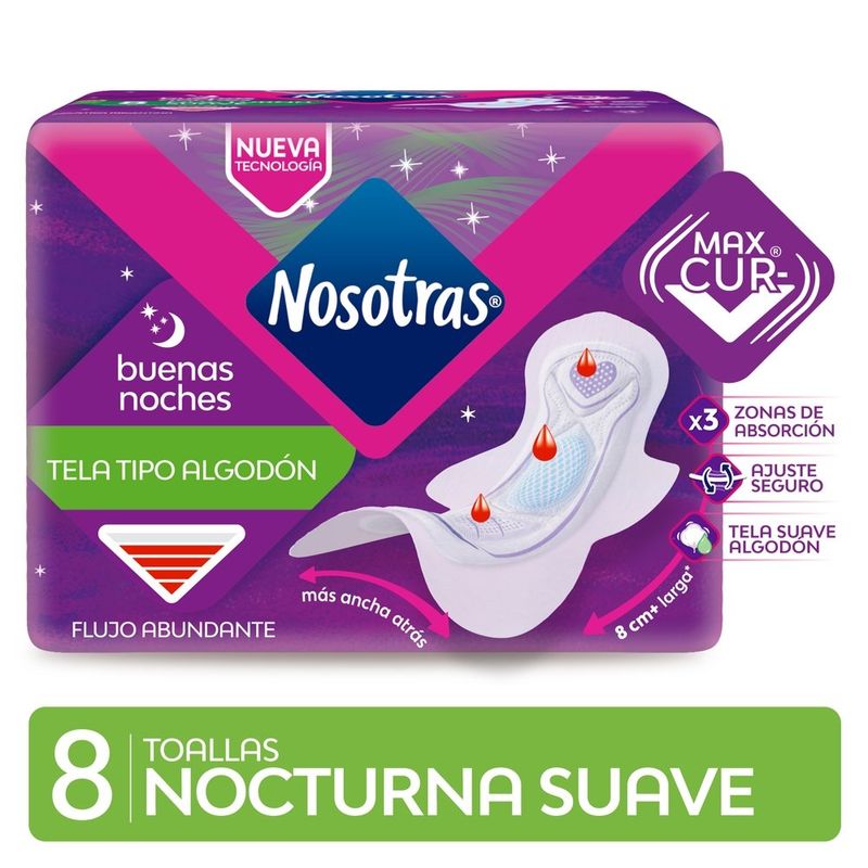 TOALLAS-NOSOTRAS-BUENAS-NOCHES-x-8UN