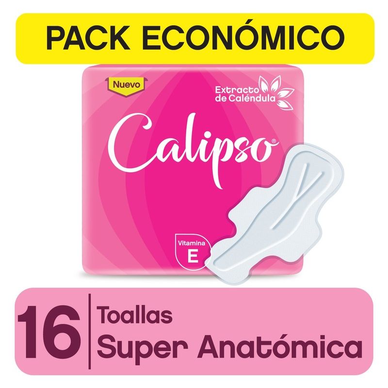 TOALLAS-CALIPSO-SUPER-ANATOMICAS-CALENDULA-x-16UN