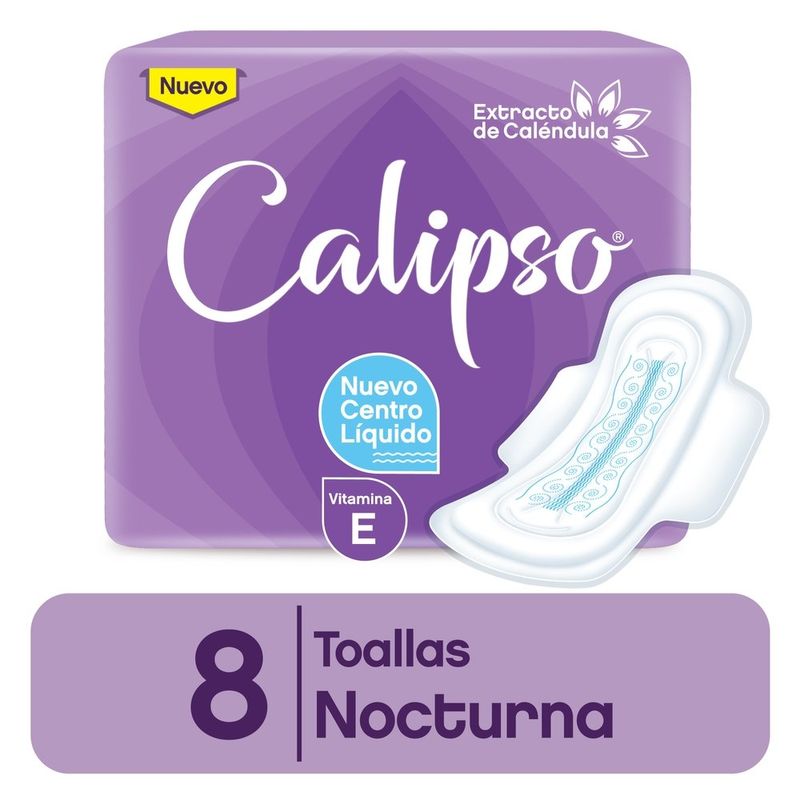 TOALLAS-CALIPSO-NOCTURNA-CALENDULA-x-8UN