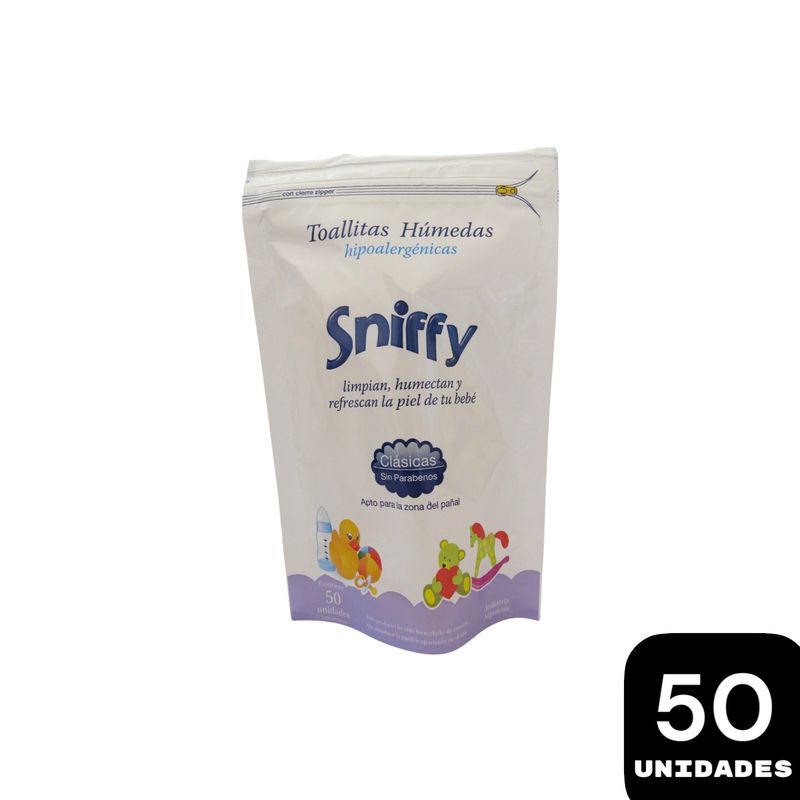 TOALLA-HUMEDAS-SNIFFY-CLASICA-DOY-PACK-x-50UN
