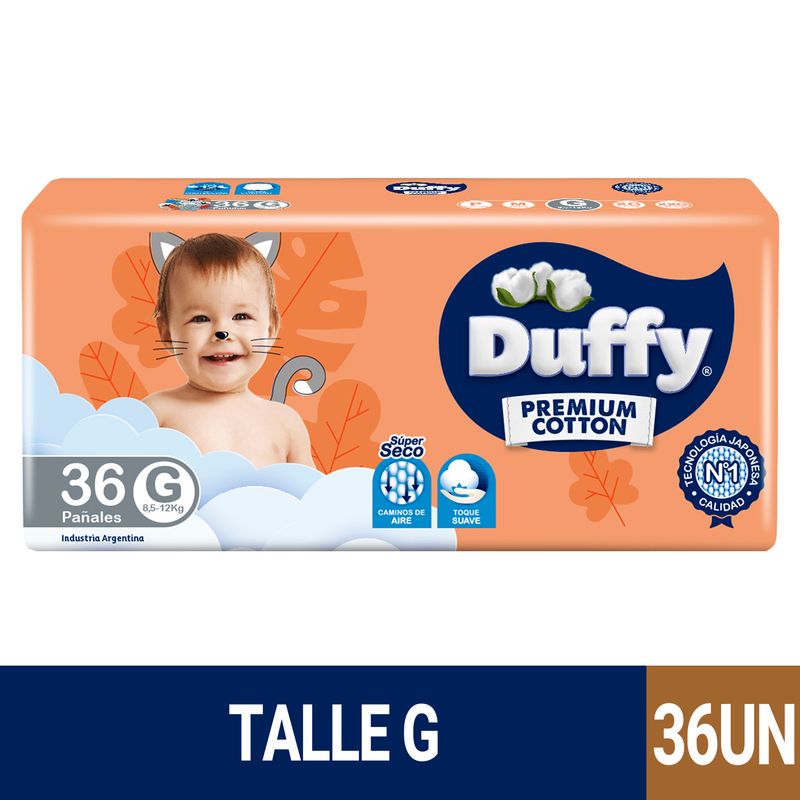 PAÑAL-DUFFY-PREMIUM-TALLE-G-x-36UN