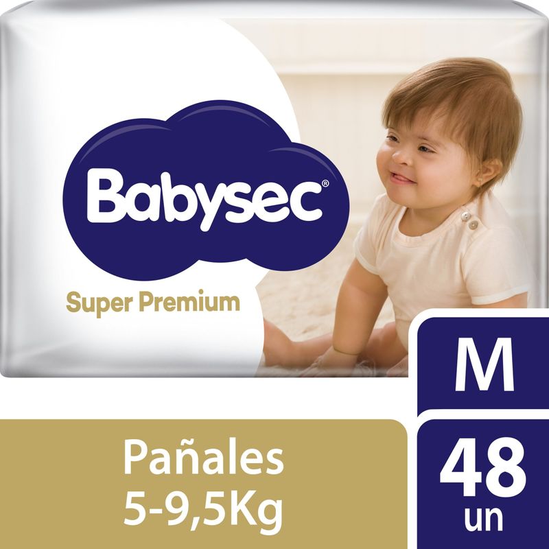 PAÑAL-BABYSEC-SUPER-PREMIUM-TALLE-M-x-48UN