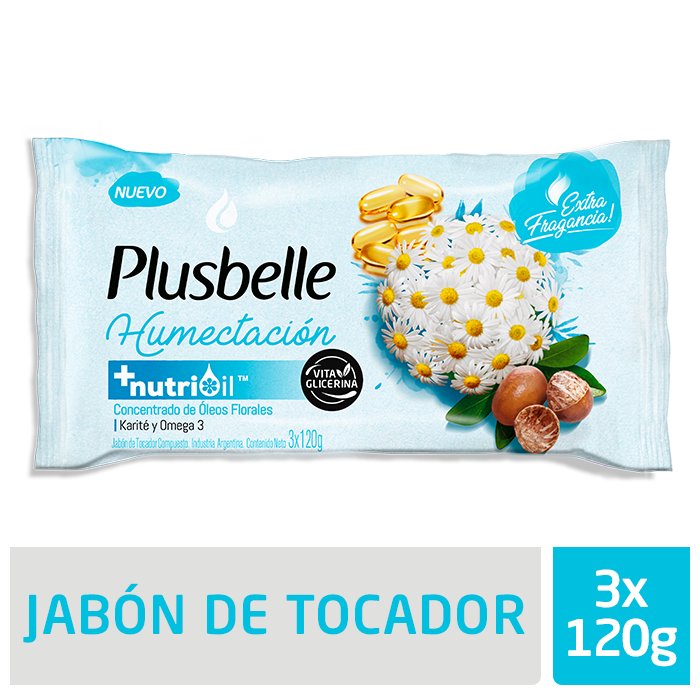 JABON-TOCADOR-PLUSBELLE-HUMECTACION-VITAL-x-120-GR-x3UN