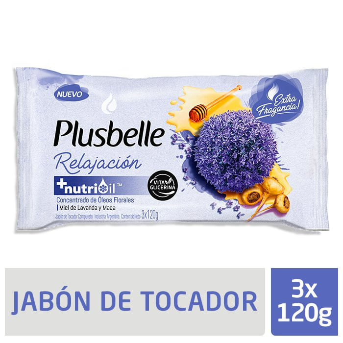JABON-TOCADOR-PLUSBELLE-RELAJACION-120GR-x-3UN