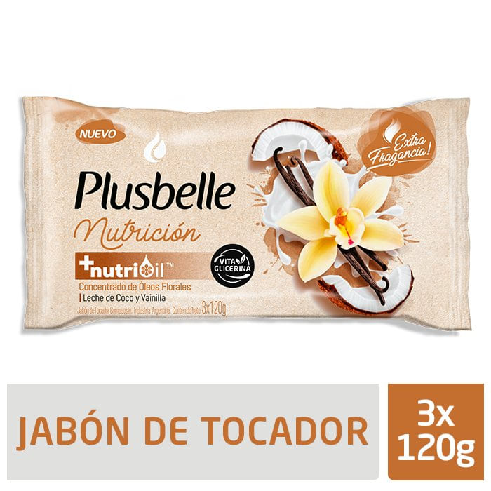 JABON-TOCADOR-PLUSBELLE-NUTRICION-VITAL-x120GR-x-3UN