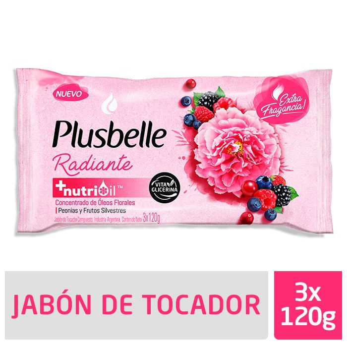 JABON-TOCADOR-PLUSBELLE-RADIANTE-VITAL-x120GR-x-3UN