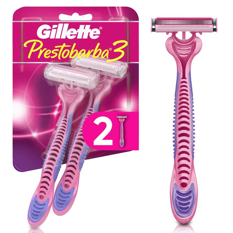 MAQUINAS-AFEITAR-PRESTOBARBA-3MUJER-x-2UN