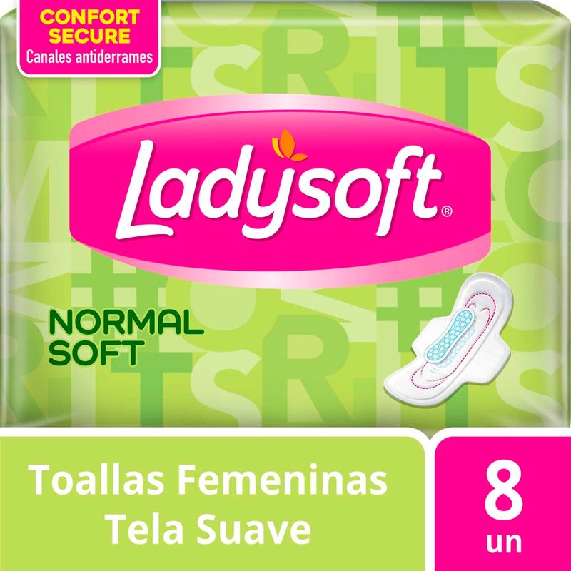 TOALLAS-LADYSOFT-NORMAL-SOFT-CON-ALAS-x-8UN