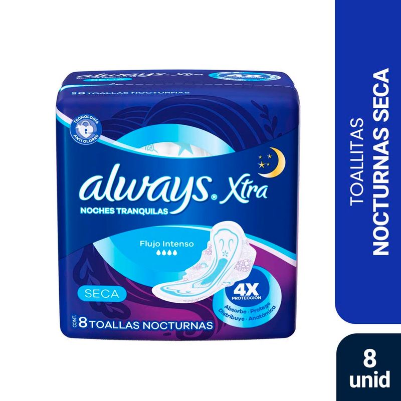 TOALLAS-ALWAYS-NOCHES-SECA-x-8UN