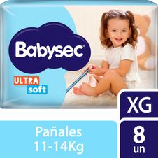 Pañal Babysec Ultra Talle G x 8un