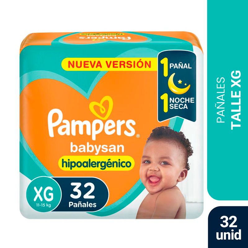 PAÑAL-PAMPERS-BABY-HIPOALERGENICO-TALLE-XG-x-32UN