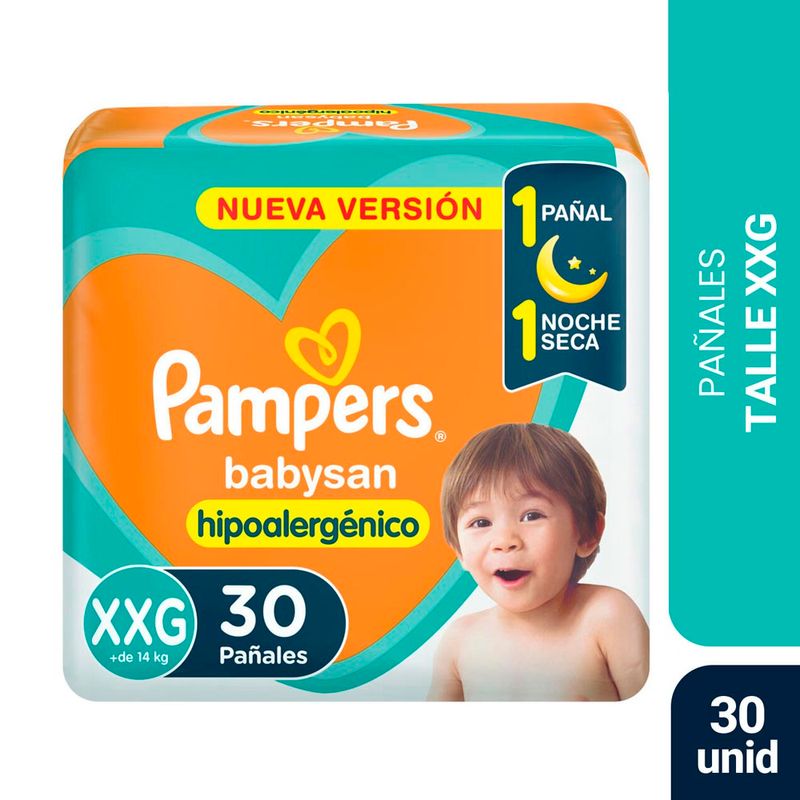 PAÑAL-PAMPERS-BABY-HIPOALERGENICO-TALLE-XG-x-30UN
