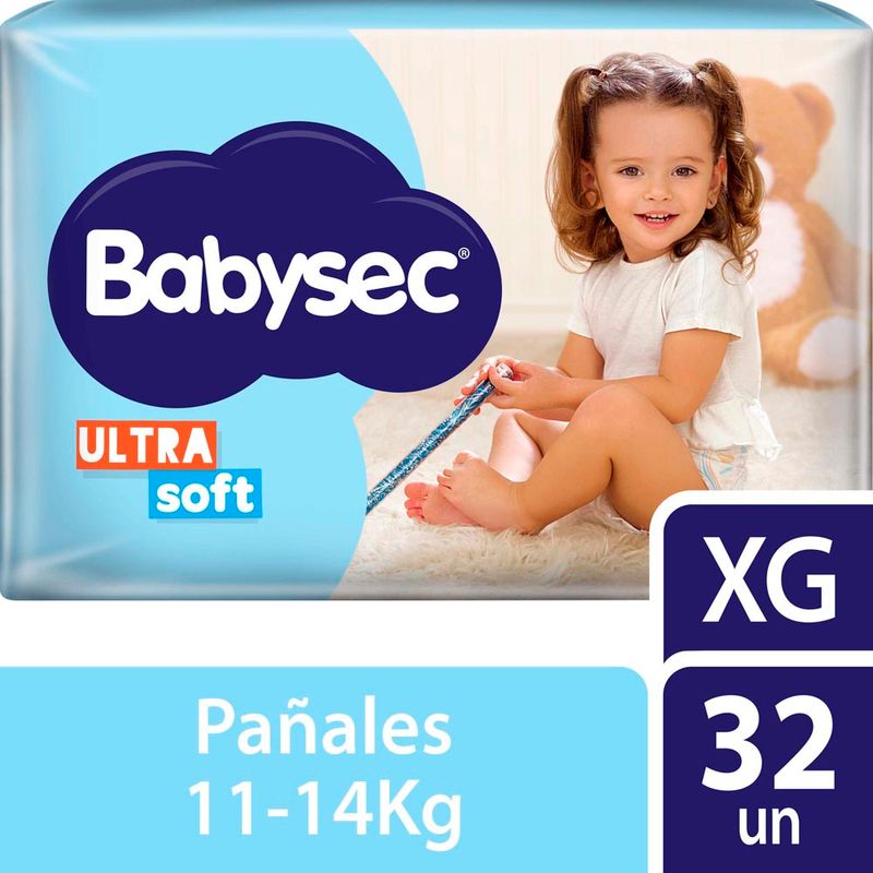 PAÑAL-BABYSEC-ULTRA-TALLE-XG-x-32UN