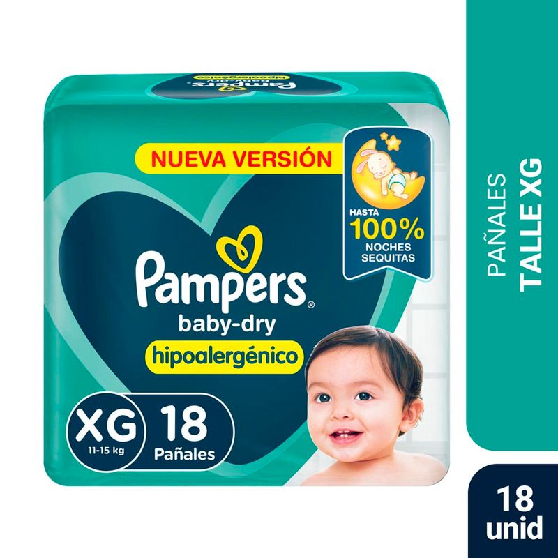 PA-AL-PAMPERS-BABY-DRY-HIPOALERGENICO-TALLE-XG-x-18-UN