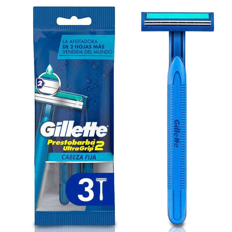 MAQUINAS-AFEITAR-PRESTOBARBA-ULTRA-GRIP-x-3UN