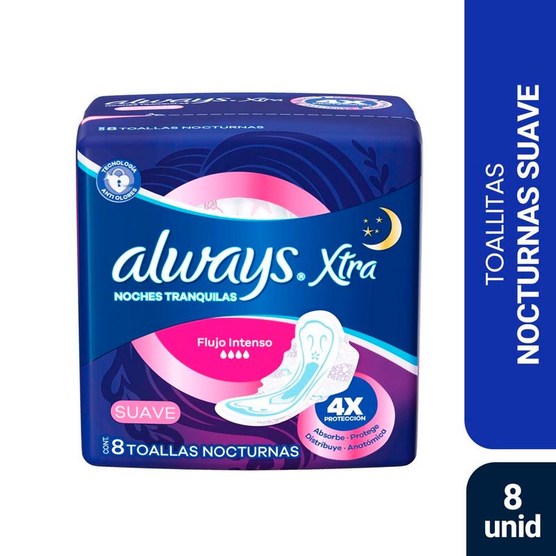 TOALLAS-ALWAYS-NOCHES-SUAVE-x-8UN