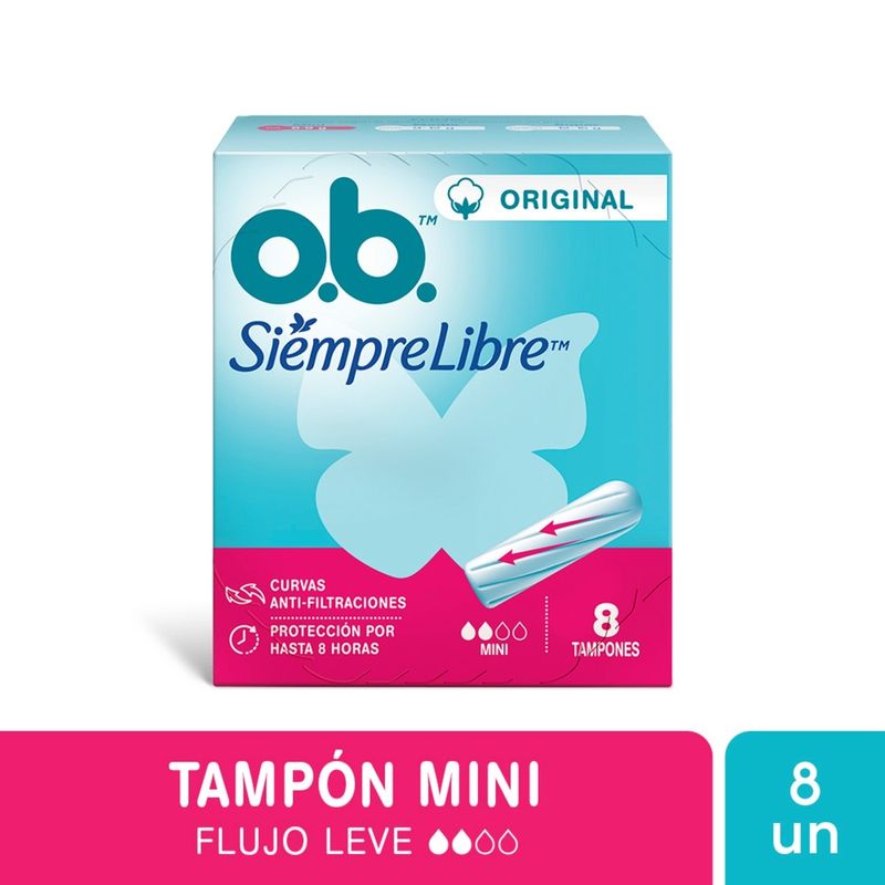 TAMPONES-O-B-ORIGINAL-MINI-x-8UN