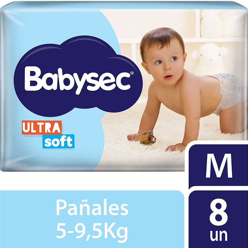 PAÑAL-BABYSEC-ULTRA-TALLE-M-x-8UN