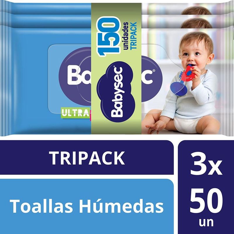 TOALLITAS-BABYSEC-ULTRA-FRESH-x-150UN