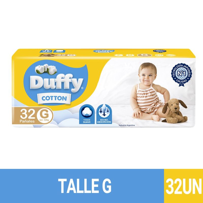 PAÑAL-DUFFY-COTTON-TALLE-G-x-32UN