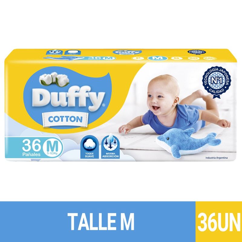 PAÑAL-DUFFY-COTTON-TALLE-M-x-36UN