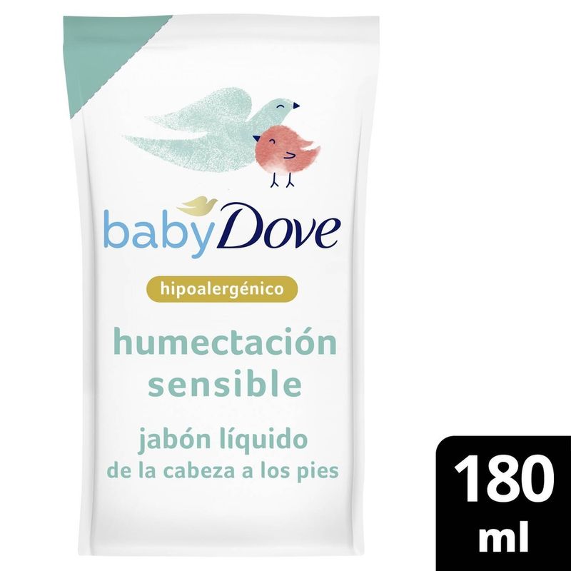 JABON-LIQUIDO-DOVE-BABY-HUMECTANTE-DOY-PACK-x-180CC
