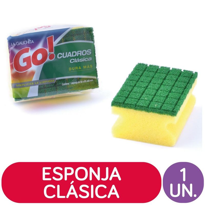 Esponja-Go-cuadros-Clasica