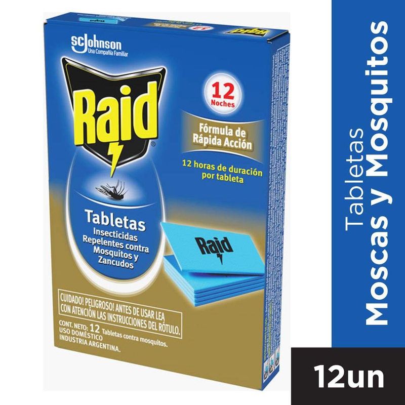 Tabletas-Raid-Mosquitos-X-12un
