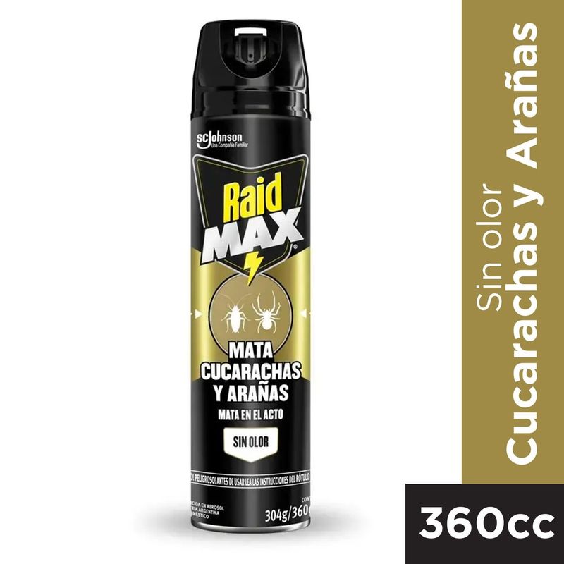 Insecticida-Raid-Max-Cucarachas-y-Ara�as-X-360cc