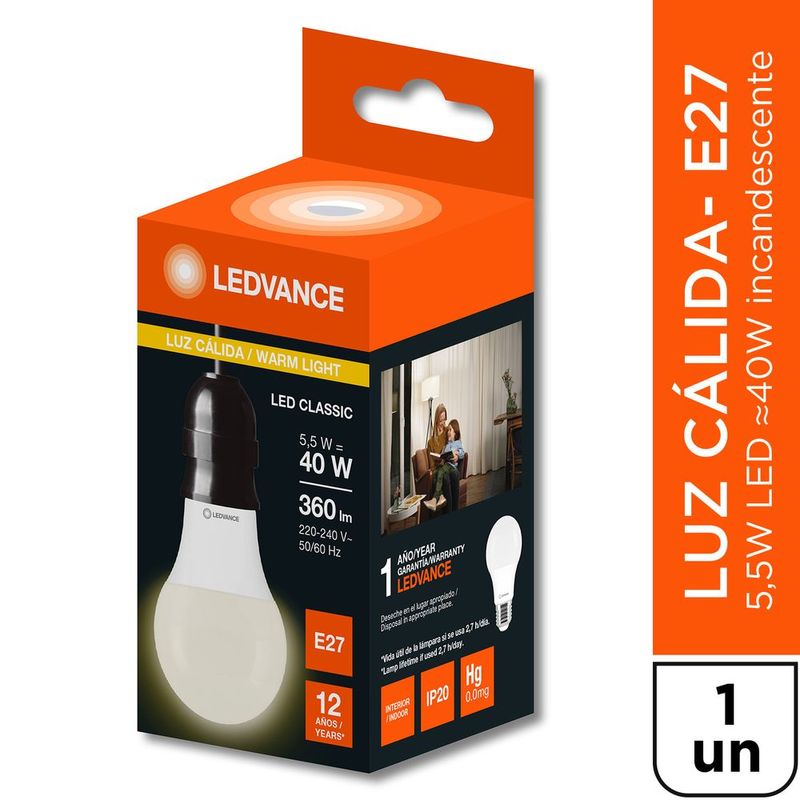 Lampara-Ledvance-Classic-830-5-5w