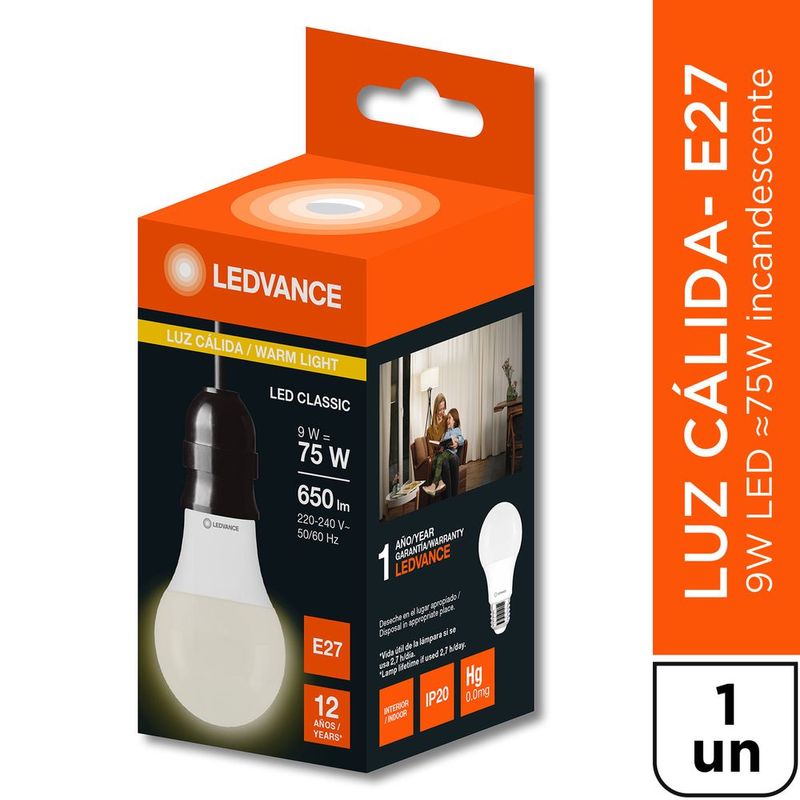 Lampara-Ledvance-Classic-830-9w