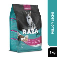 Alimento para Gato Raza Pollo Leche x 1kg