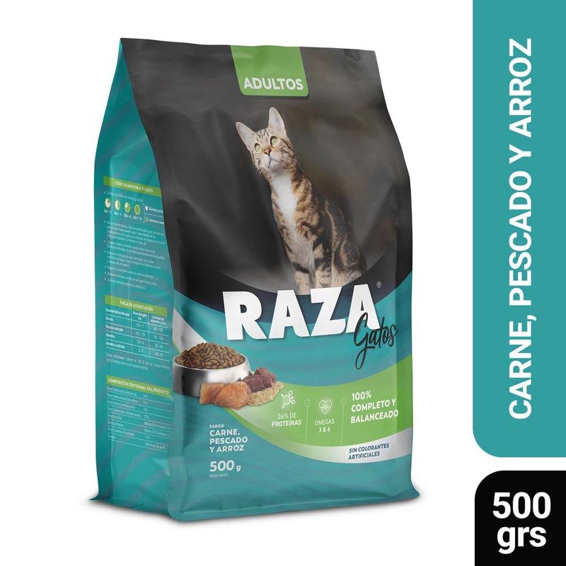 Alimento-para-Gato-Raza-Carne-Pescado-X-500gr