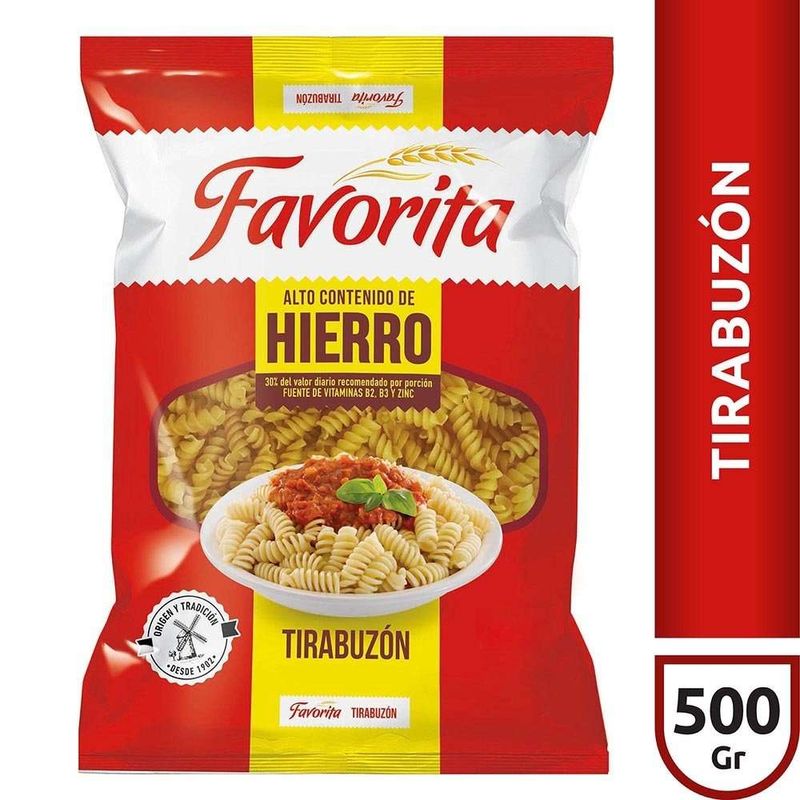 Fideos-Favorita-Tirabuzon-X-500gr