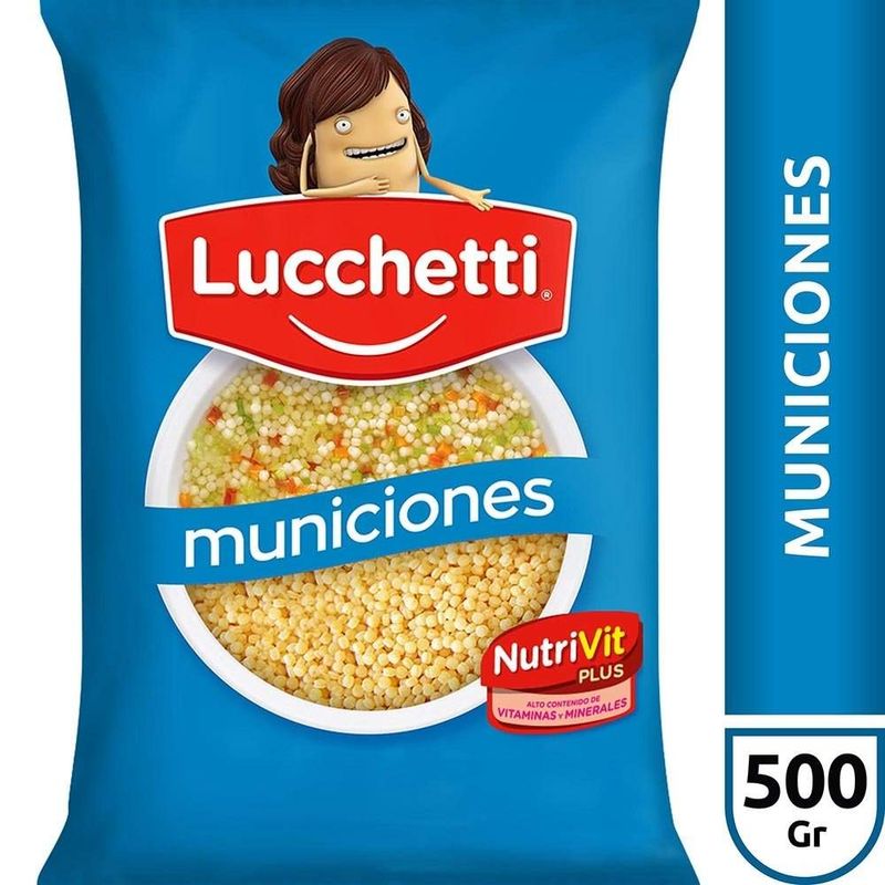Fideos-Lucchetti-Municiones-X-500gr