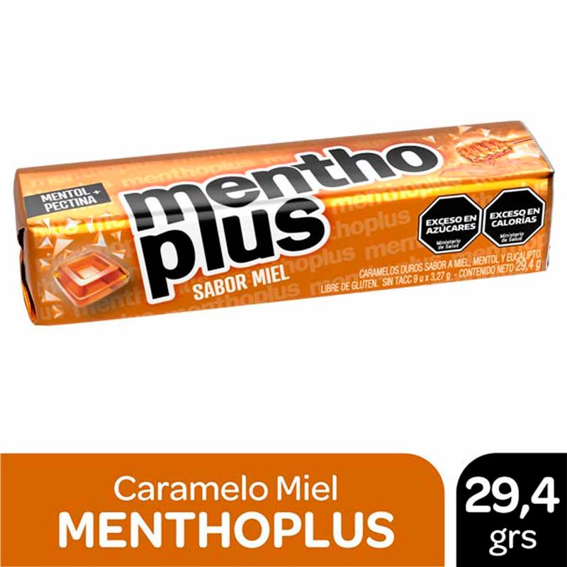 Caramelo-Menthoplus-Miel-X-29gr