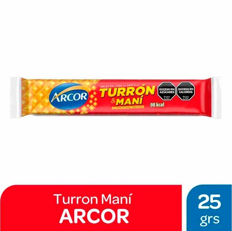 Turron-Arcor-Mani-X-25gr