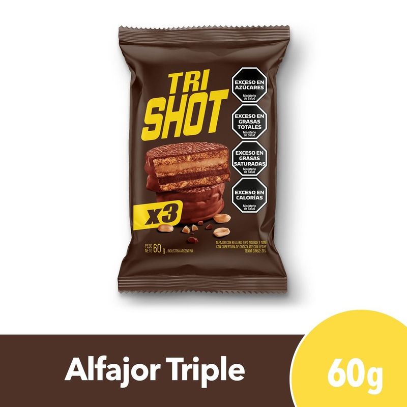 Alfajor-Trishot-X-60gr