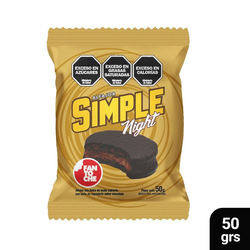 Alfajor-Simple-Night-X-50gr