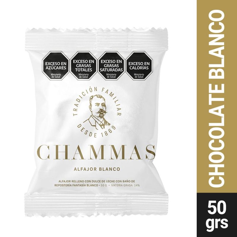 Alfajor-Chammas-Blanco-X-50gr